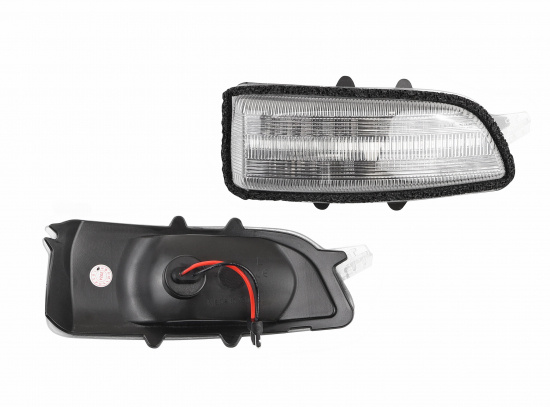 LED Mirror turn signal Clear lens Dynamic 1 pair