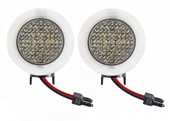 Lens Outside mirror light 1 pair