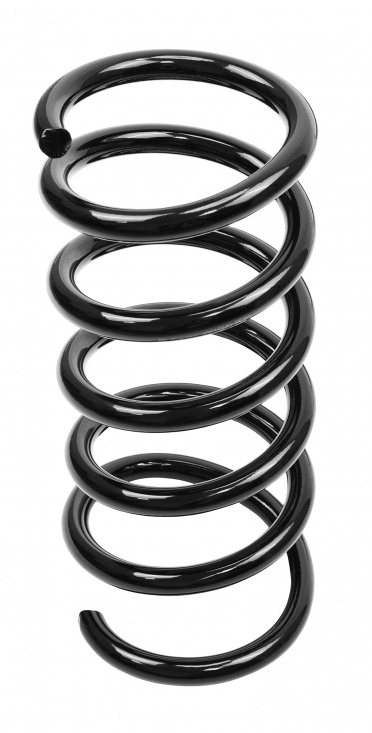 Coil spring rear with nivomat