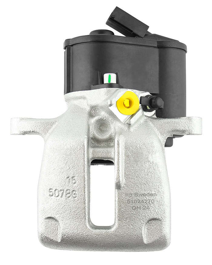 Brake caliper rear left incl electrical motor