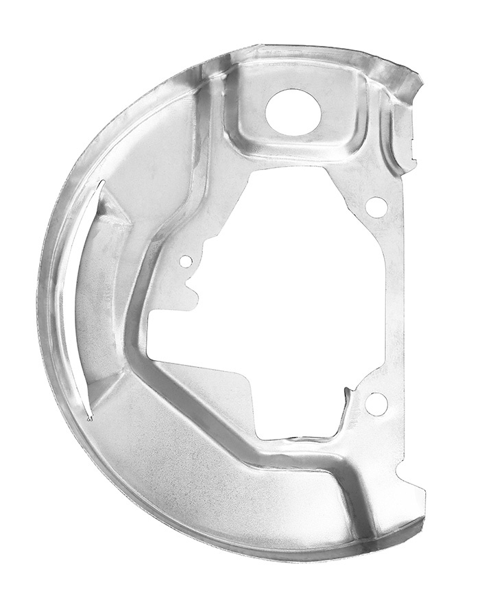 Brake dust shield front left