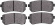 Brake pads rear Brake pads rear