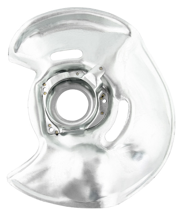 Brake dust shield front right