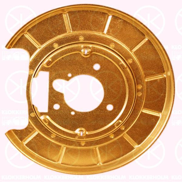 Brake dust shield rear right