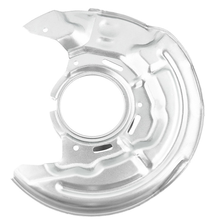Brake dust shield front left