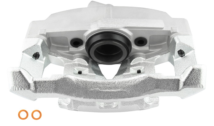 Brake caliper front left