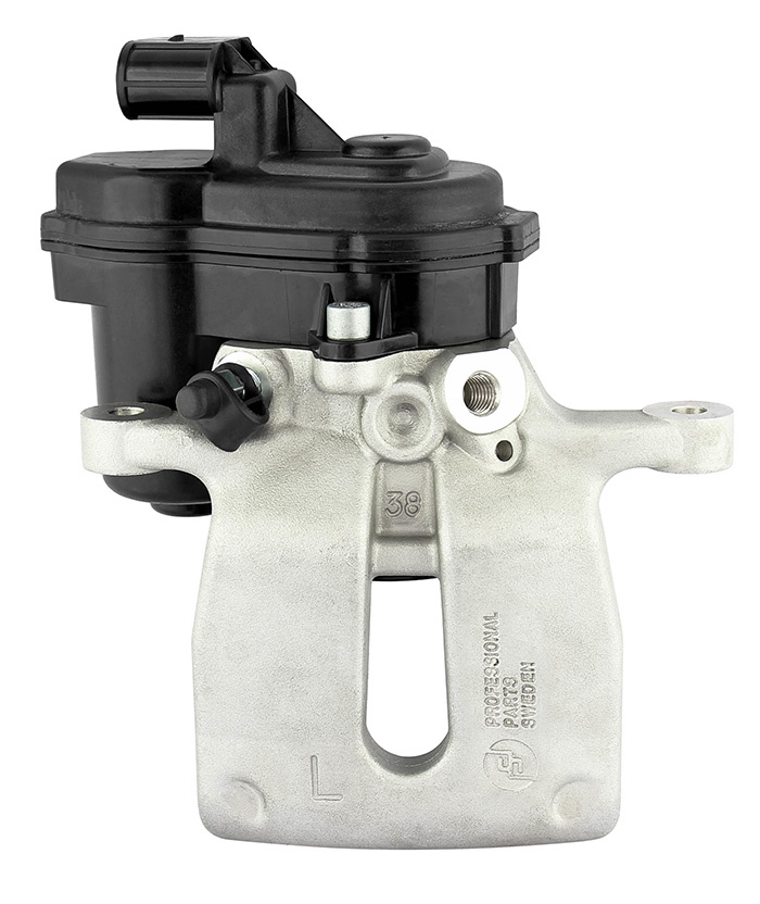 Brake caliper rear left incl electrical motor