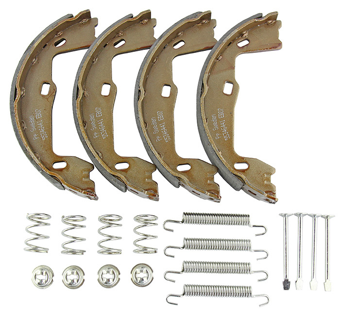 Hand brake shoe kit