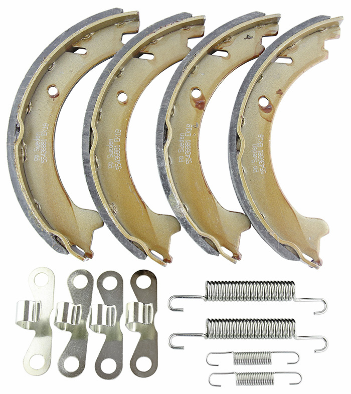 Hand brake shoe kit