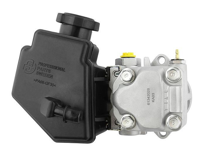 Power steering pump with reservoir