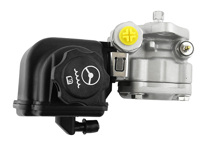 Power steering pump with reservoir