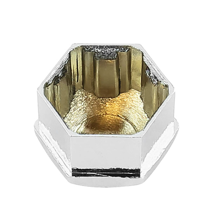 Wheel bolt cover chrome