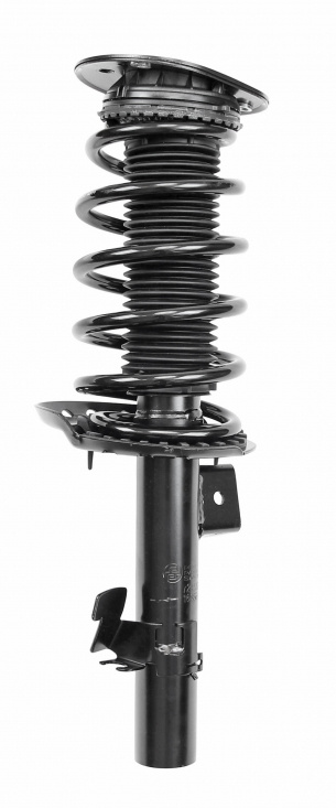 Shock absorber kit with spring and strut mounts