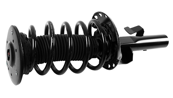 Shock absorber kit with spring and strut mounts
