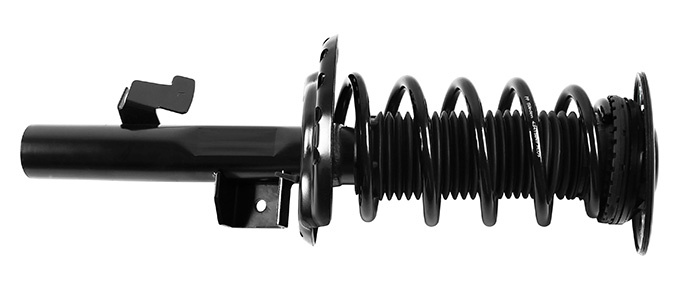 Shock absorber kit with spring and strut mounts