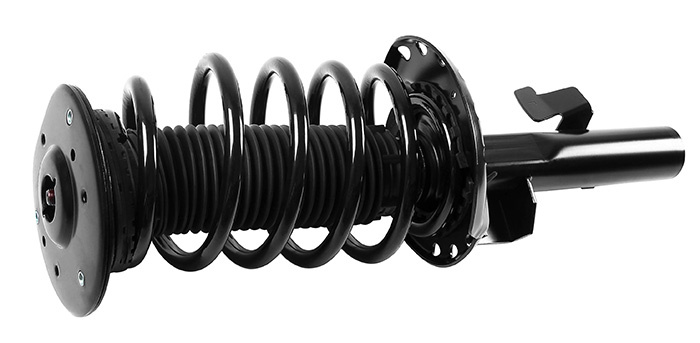 Shock absorber kit with spring and strut mounts