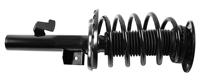Shock absorber kit with spring and strut mounts