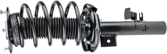 Shock absorber kit with spring and strut mounts