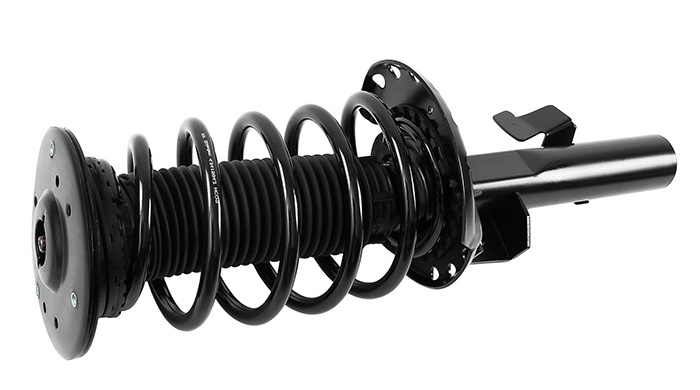 Shock absorber kit with spring and strut mounts