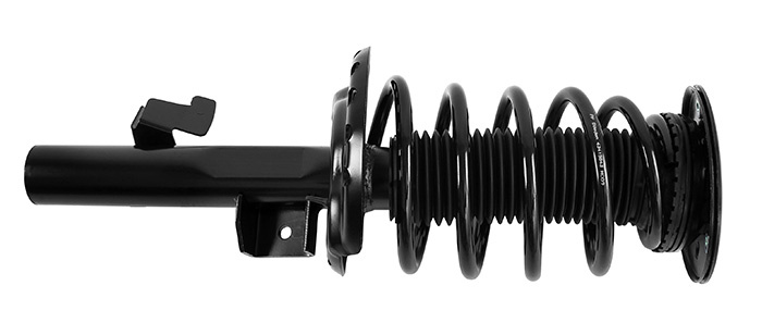 Shock absorber kit with spring and strut mounts