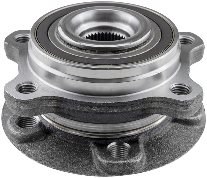 Wheel hub front and rear