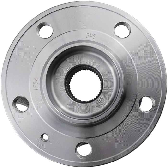 Wheel hub front and rear