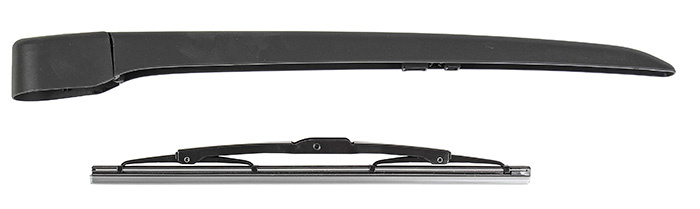 Wiper blade set direct fit trunk