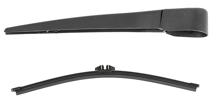 Wiper blade set direct fit trunk