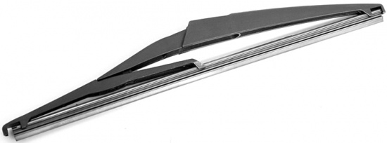 Wiper blade direct fit trunk