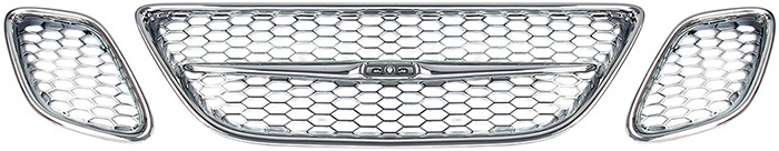 Grille styling chrome