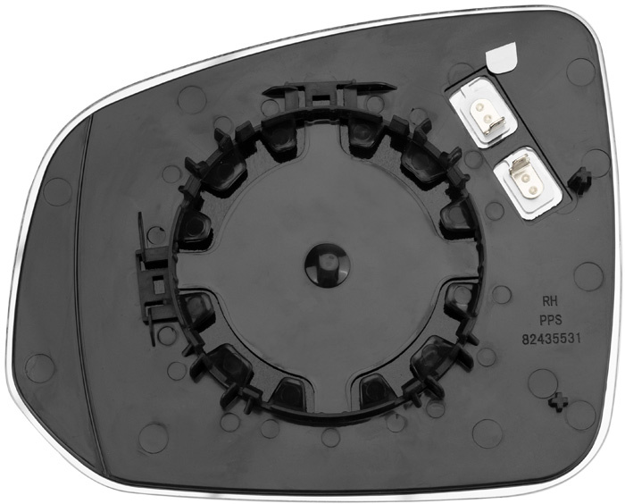 Mirror glass LHD right