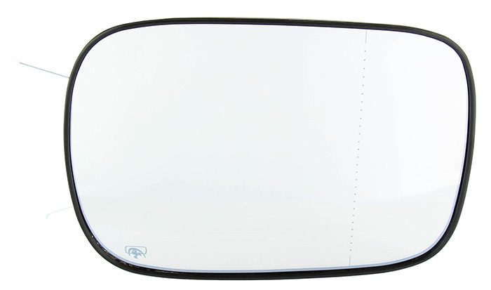 Mirror glass LHD left