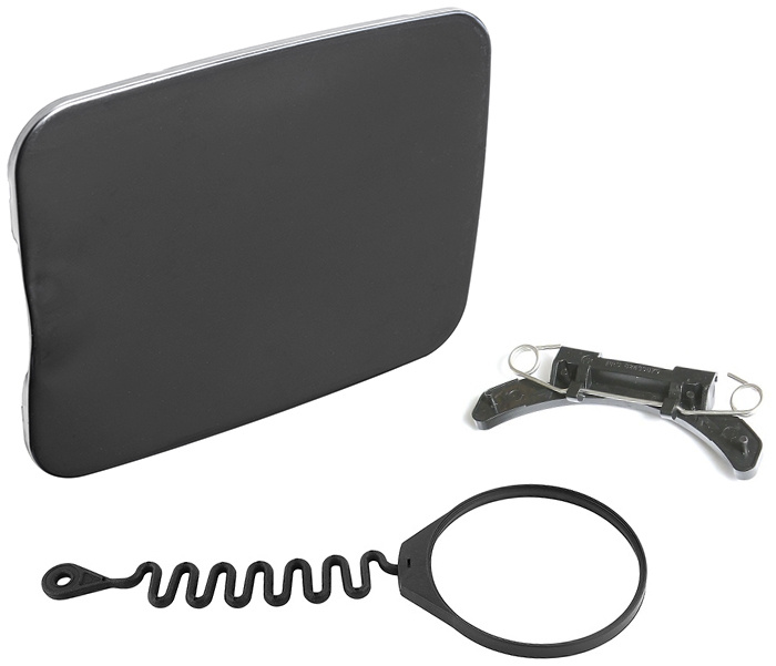 Fuel door incl hinge and strap