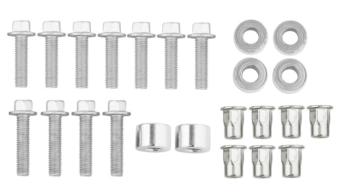 Engine skid plate aluminium