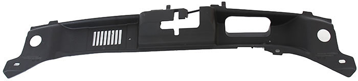 Cover panel across rad support