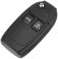 Remote control cover with key