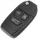 Remote control cover with key