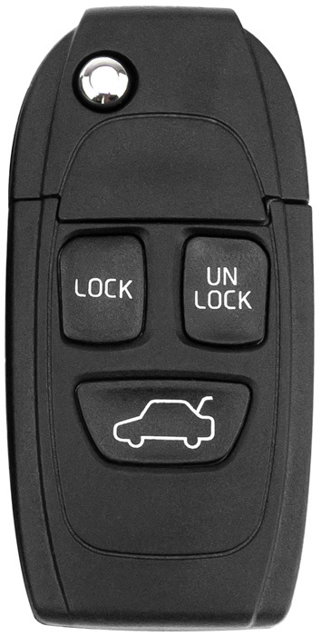 Remote control cover with key