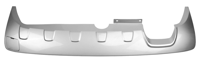 Skid plate rear bumper