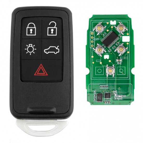Remote control with transmitter 5 button