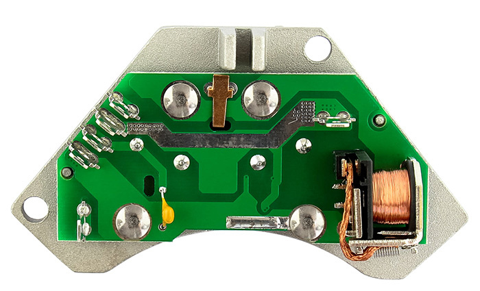 Interior blower control unit