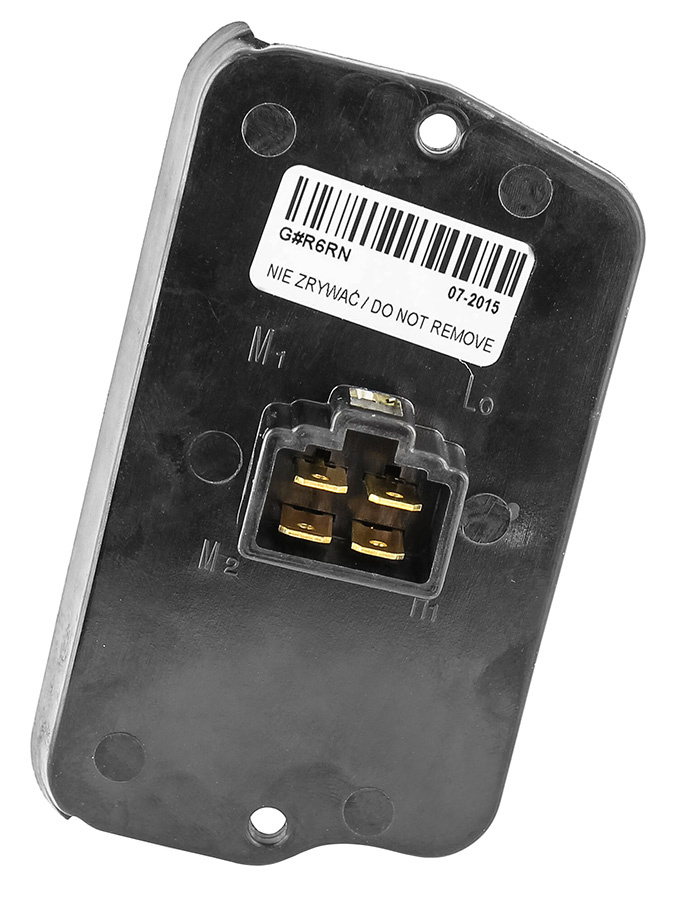 Interior blower control unit