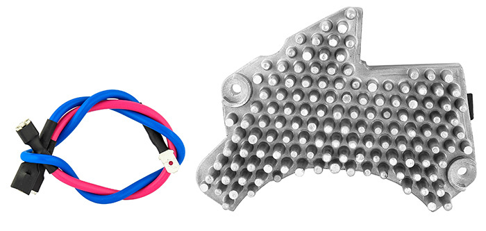 Interior blower control unit