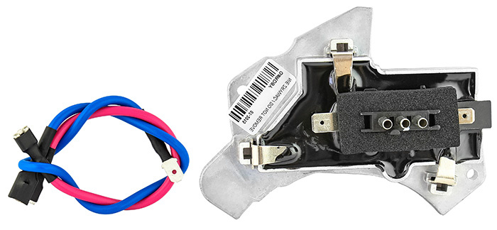 Interior blower control unit