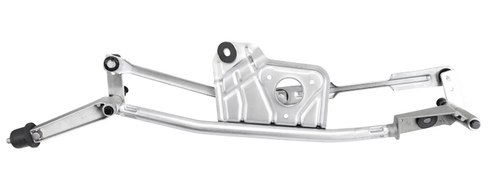 Wiper arm linkage w/o electrical motor