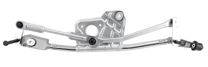 Wiper arm linkage w/o electrical motor