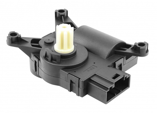 Actuator blend door defroster