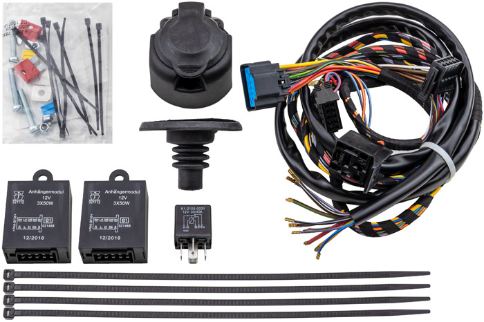 13-pin cable kit tow bar
