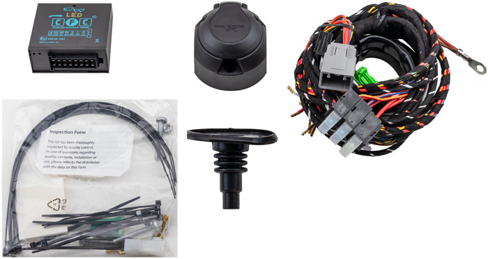 13-pin cable kit tow bar