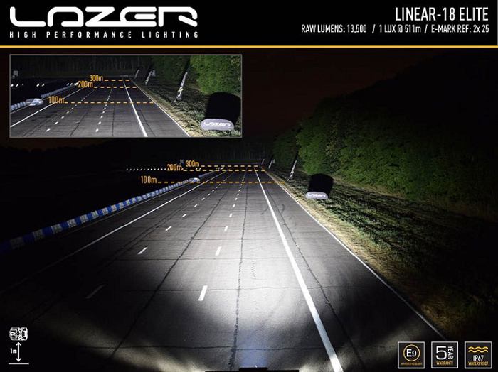 Lazer LED ramp Linear 18 Elite + Digital Lightning 1200
